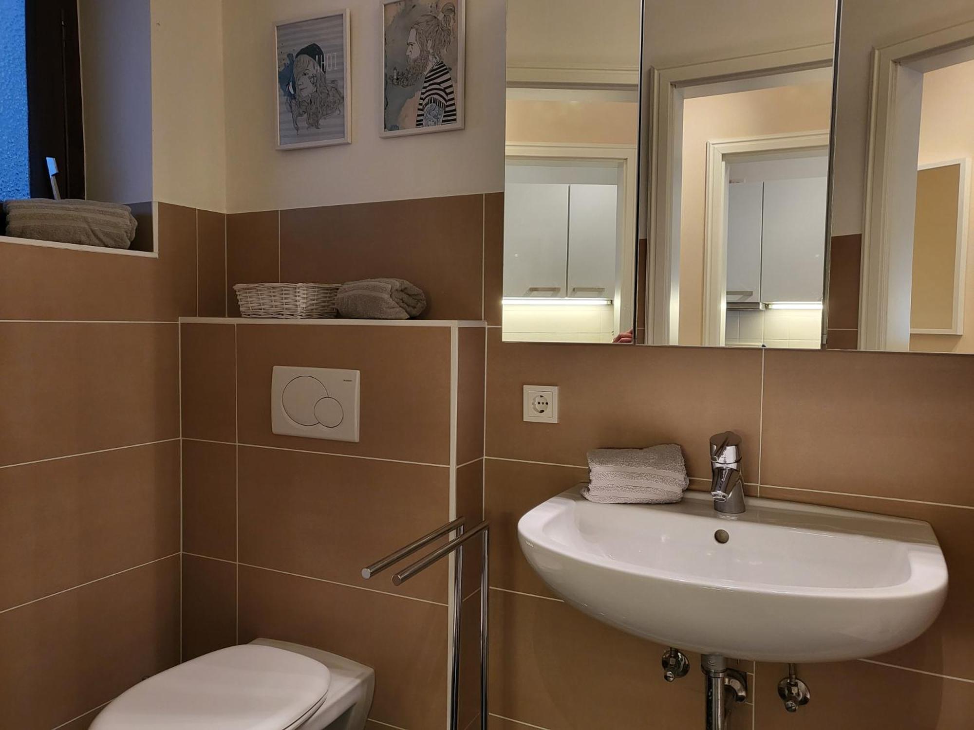 Ferienwohnung "Strandschnecke" Im Haus Hallig Oland Sankt Peter-Ording Eksteriør bilde